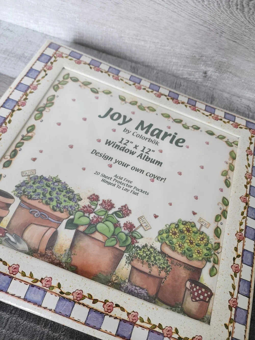NEW 8.5 x 11 Colorbok Joy Marie Memories Scrapbook Window Photo Album SEALED